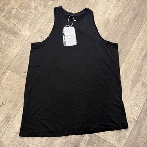 Black Sleeveless Women's Top